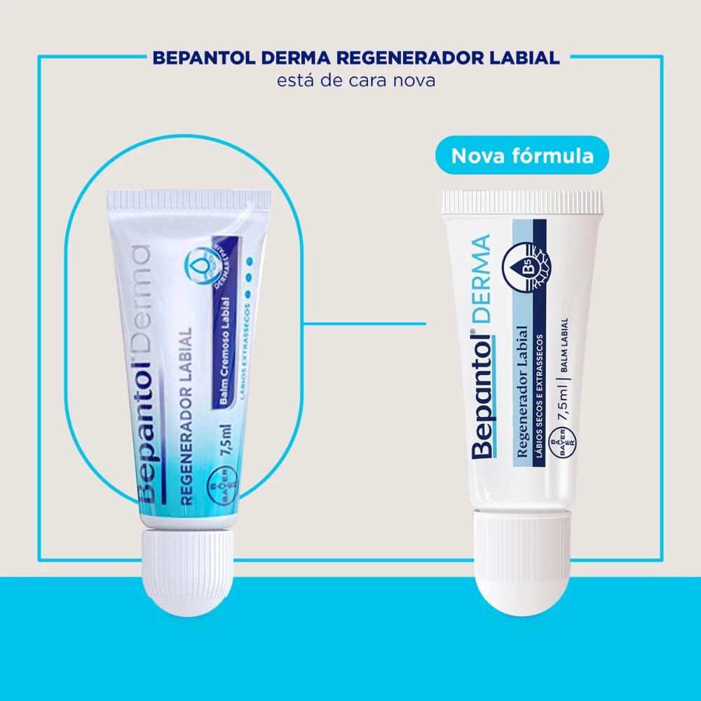 Creme de Hidratação Labial Derma Regenerador 7,5ml Bepantol - Imagem 2