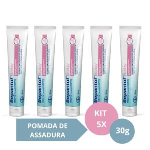 Kit com 5 Cremes Pomada de Assadura 30gr Cada - Bepantol