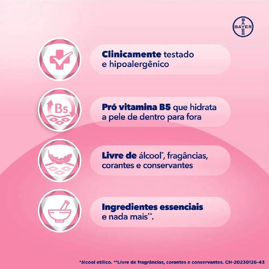 Toalhas Lenços Umedecidos Biodegradáveis com 96un - Bepantol - Imagem 5