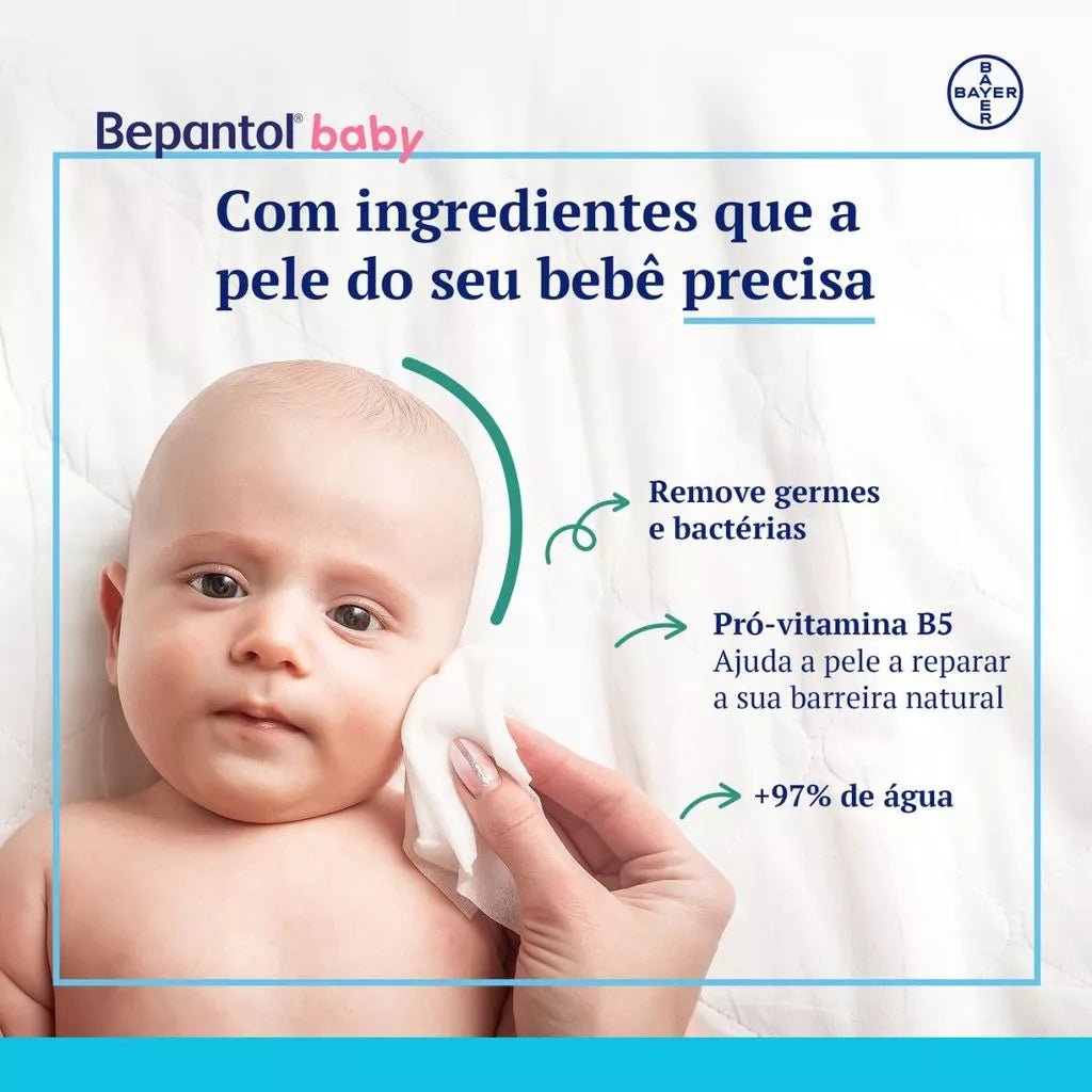 Kit 12 Lenços Umedecidos Proteção Antibac 48un cada Bepantol - Imagem 4